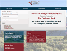 Tablet Screenshot of mvcbank.com